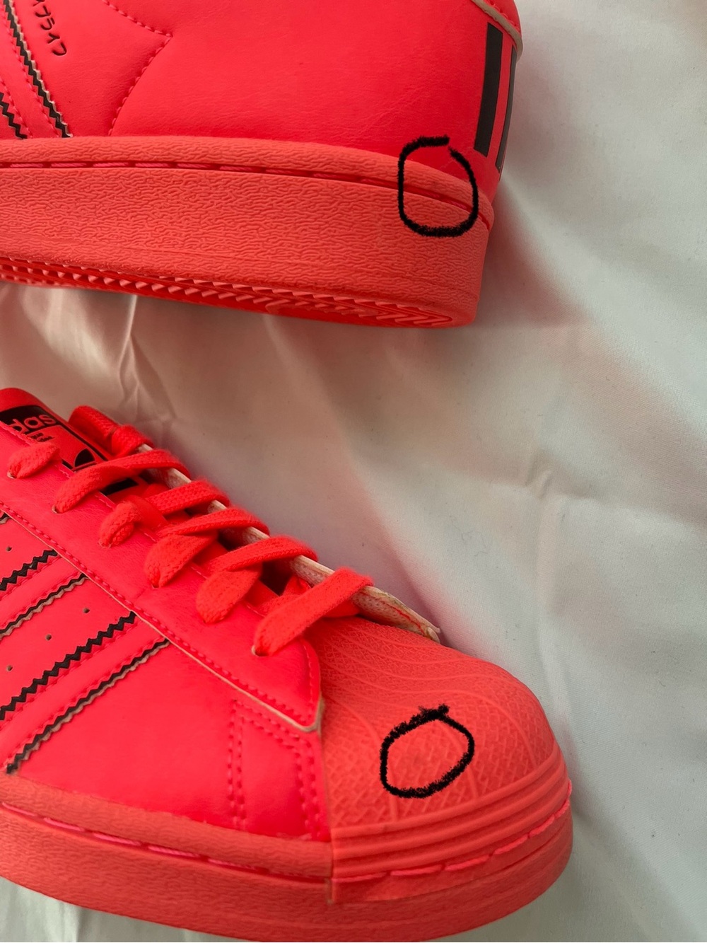 adidas Neon Classic Shell-Toe Sneakers - Picture 9 of 16